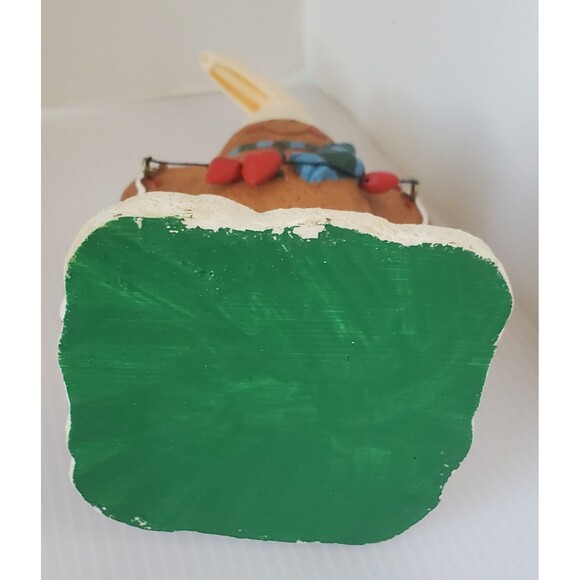 Gingerbread Man Liquid Soap Lotion Dispenser 7” Ceramic Christmas Holiday Decor - Picture 6 of 6